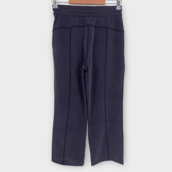 Lululemon Pants Softstreme High Rise Straight Leg Crop Black Athleisure 4 - Picture 3 of 14